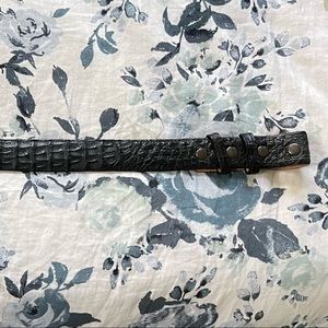 Black Cayman Gator Belt
